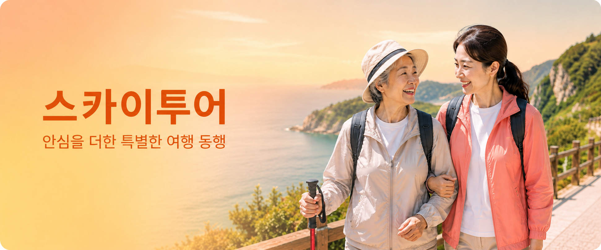 스카이투어 협업사 배너